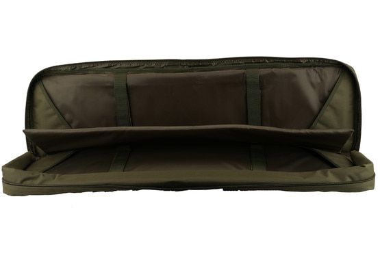 NcSTAR VISM 42" Double Carbine Case in Green has a padded divider
